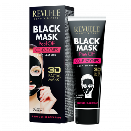 Revuele Чорна маска-плівка для обличчя з коензимом, 80 мл