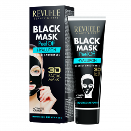 Revuele Маска-плівка чорна для обличчя з гіалуроном, 80 мл 