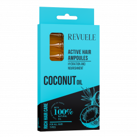 Revuele Активні ампули для волосся з кокосовою олією, 8*5 мл 